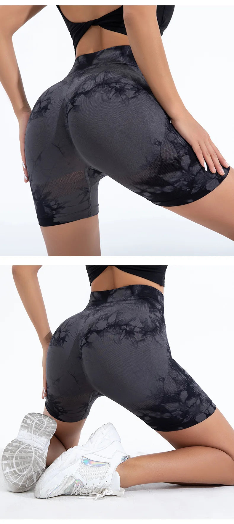 High-Waist Butt-Lift Shorts